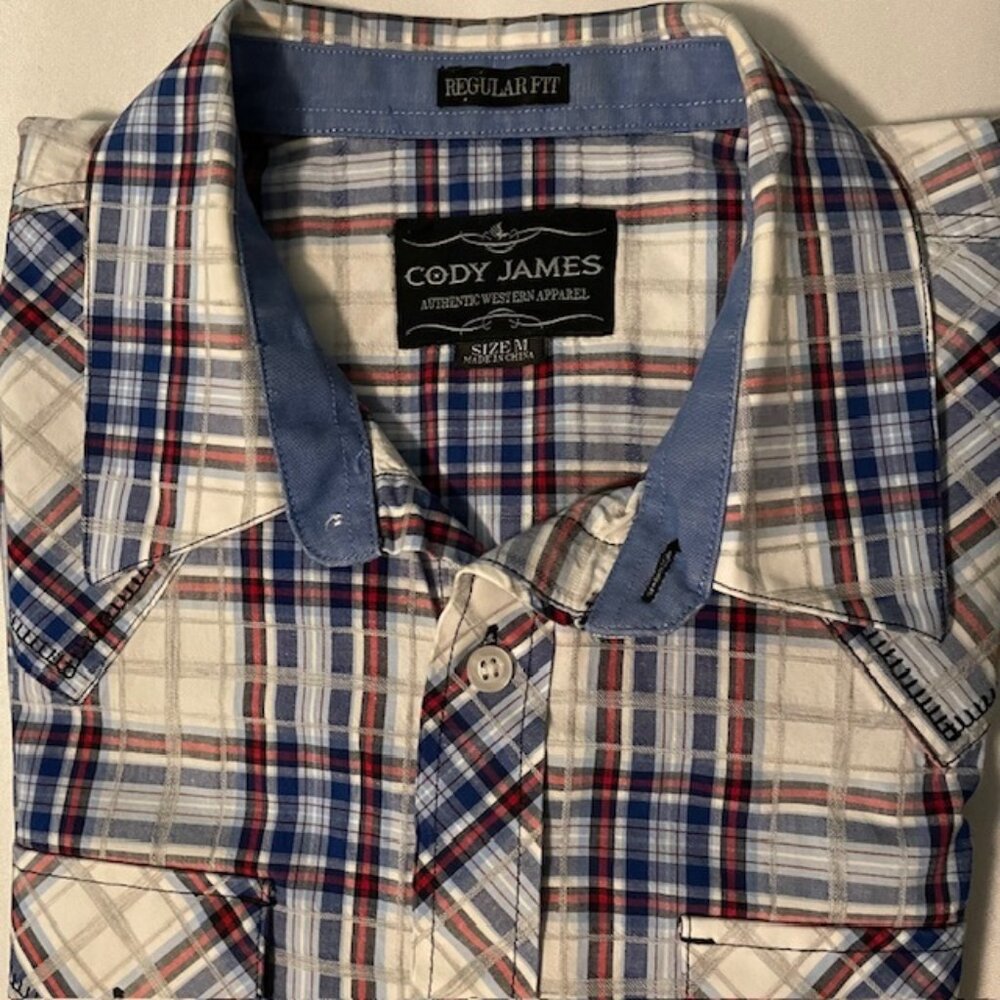 CODY JAMES Men's M long sleeve shirt western‎ button down